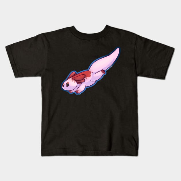 Matthew Axolotl in Space Kids T-Shirt by Phoenix-InBlue